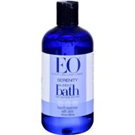 🛁 расслабьтесь и отдохните с пузырьковой солью eo products serenity french lavender с алое - 12 жидких унций логотип