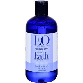 img 1 attached to 🛁 Расслабьтесь и отдохните с пузырьковой солью EO Products Serenity French Lavender с алое - 12 жидких унций