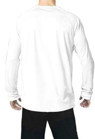 img 3 attached to Pretchic Protection Sleeve Outdoor Shirt Men's Clothing in Active