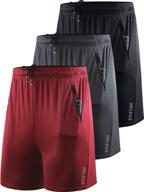 neleus men's 7 inch running shorts: lightweight workout shorts with pockets - ultimate performance gear logo