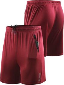 img 1 attached to Neleus Men's 7 inch Running Shorts: Lightweight Workout Shorts with Pockets - Ultimate Performance Gear