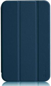 img 3 attached to 📱 Fintie Slim Shell Case for Samsung Galaxy Tab 4 8.0 (8-Inch) - Ultra Lightweight Protective Cover with Auto Sleep/Wake, Navy