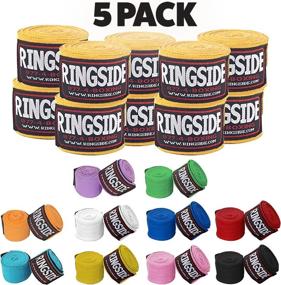 img 1 attached to 🥊 Mexican Style Boxing Hand Wraps - Ringside Set of 5 Pairs