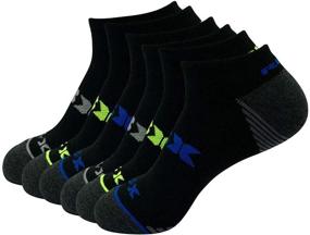 img 4 attached to 🧦 RBX Active Men's Basics Cushioned X-Dri Quick Dry Ankle Socks 6-Pack: Ultimate Performance & Comfort