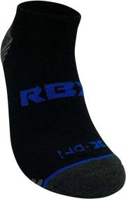 img 3 attached to 🧦 RBX Active Men's Basics Cushioned X-Dri Quick Dry Ankle Socks 6-Pack: Ultimate Performance & Comfort