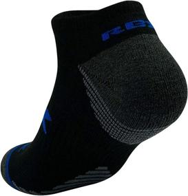 img 1 attached to 🧦 RBX Active Men's Basics Cushioned X-Dri Quick Dry Ankle Socks 6-Pack: Ultimate Performance & Comfort