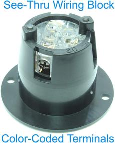 img 3 attached to Journeyman-Pro 5278: Flanged Inlet Charger Receptacle - 15 Amp, 120-125V, NEMA 5-15, Commercial Grade, Black Plug