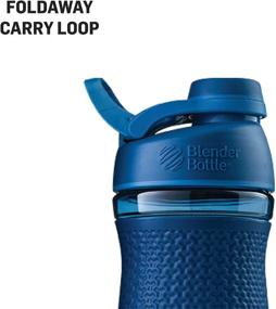 img 2 attached to 🍇 SportMixer Twist Cap Plum Blender Bottle - 20-Ounce Tritan Grip Shaker Bottle