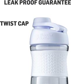 img 1 attached to 🍇 SportMixer Twist Cap Plum Blender Bottle - 20-Ounce Tritan Grip Shaker Bottle