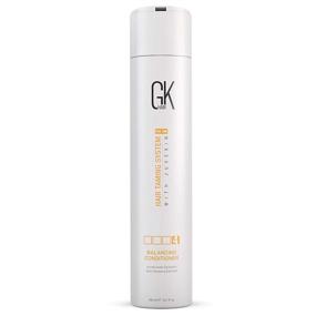 img 4 attached to GK HAIR Global Keratin Balancing Conditioner (10.1 Fl Oz/300ml) - For Oily, Color Treated Hair - Daily Use After Shampoo - Conditioning Deep Cleanser & Impurities Remover - Restores pH Levels