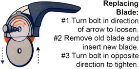 img 1 attached to 🔪 Martelli Ergo 2000 Rotary Cutter Replacement Blade 60mm - Pack of 3 - EC025