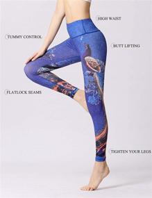 img 1 attached to 🏋️ Tanst Sky Womens High Waisted Yoga Pants: Tummy Control Leggings for Effective Workout & Running