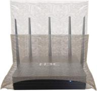 wifi router emf protection cover, shielding radiation wifi guard, faraday cage for router - 13.8in x 15.7in logo