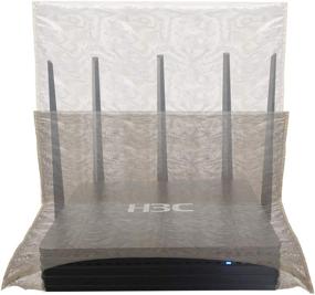 img 4 attached to WiFi Router EMF Protection Cover, Shielding Radiation WiFi Guard, Faraday Cage for Router - 13.8IN x 15.7IN