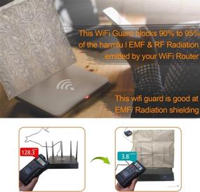 img 2 attached to WiFi Router EMF Protection Cover, Shielding Radiation WiFi Guard, Faraday Cage for Router - 13.8IN x 15.7IN