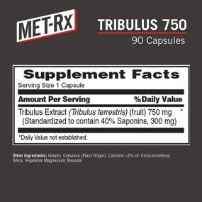 img 3 attached to 💪 MET-Rx Tribulus 750 - Tribulus Terrestris Supplement for Enhanced Workout Performance | 90 Capsules