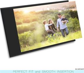 img 1 attached to 🖼️ Premium Super Slim Magnetic Picture Pockets Frames - 10 Pack 4x6 Inches for Refrigerator by M.Memo