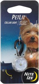 img 4 attached to 🐾 Nite Ize PetLit LED Collar Light for Dogs and Cats - Replaceable Batteries, White LED Jewel Design