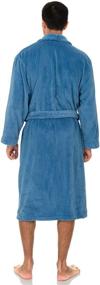 img 3 attached to Pacific Fleece Collar Bathrobe by TowelSelections