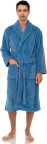 img 1 attached to Pacific Fleece Collar Bathrobe by TowelSelections