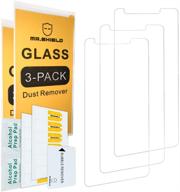 📱 premium 3-pack tempered glass screen protectors for lg journey lte l322dl - lifetime replacement guarantee logo