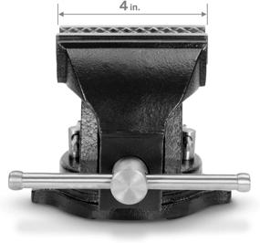 img 2 attached to 🔧 TEKTON 4 Inch Swivel Bench Vise 54004: Compact, Durable, and Versatile