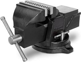 img 4 attached to 🔧 TEKTON 4 Inch Swivel Bench Vise 54004: Compact, Durable, and Versatile