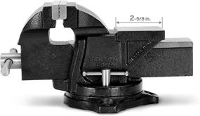 img 1 attached to 🔧 TEKTON 4 Inch Swivel Bench Vise 54004: Compact, Durable, and Versatile