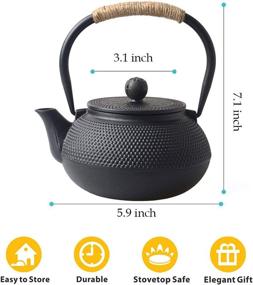 img 3 attached to 🍵 Premium Hwagui Japanese Teapot: Stainless Steel Infuser for Superior Brewing