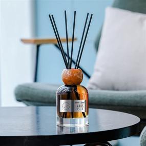 img 3 attached to Mars HomeLights Reed Diffuser: Cedarwood & Oud Aromatherapy Scented Oil Set (150ml/5.12 fl.oz) - Enhance Your Home with Fragrance