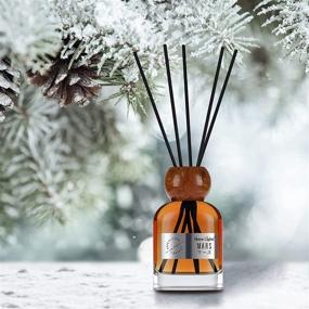 img 2 attached to Mars HomeLights Reed Diffuser: Cedarwood & Oud Aromatherapy Scented Oil Set (150ml/5.12 fl.oz) - Enhance Your Home with Fragrance