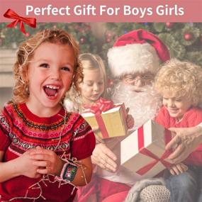 img 2 attached to 🎁 HAPPINNO Kids Video Player & Recorder (Black/Pink/Blue), Smart Watch for Girls Boys with Music MP3 Player, 7 Games, Camera, Stopwatch, Timer, 3-10 Years, Birthday & Festival Gift