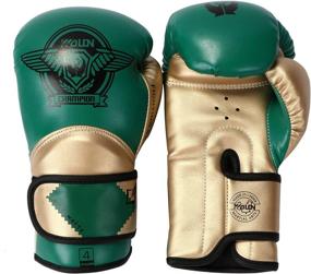 img 2 attached to HUINING Kids Boxing Gloves: Cartoon Sparring Mitts for Ages 3-12 – Premium PU Leather Protective Training Gloves for Junior Punchers