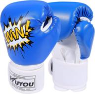 🥊 kuyou kids boxing gloves - pu children cartoon sparring boxing gloves, suitable for training ages 5-12 years logo