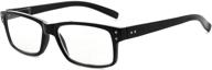 eyekepper vintage black reading 👓 glasses for men with spring hinges logo