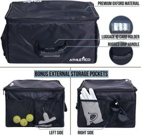 img 2 attached to 🏌️ Maximize Your Golf Accessories Storage with Athletico Trunk Organizer - Collapsible, Convenient Car Golf Locker!