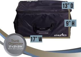 img 1 attached to 🏌️ Maximize Your Golf Accessories Storage with Athletico Trunk Organizer - Collapsible, Convenient Car Golf Locker!