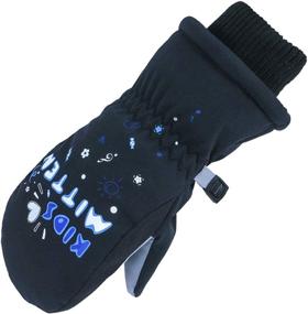 img 4 attached to XTACER Snowboard Weather Mittens for Kids - Boys' Cold Weather Accessories