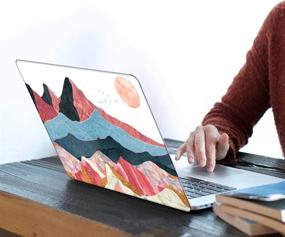 img 2 attached to KSK KAISHEK MacBook Air 13 Inch Case (2018-2021 Release, Retina Display) - Mountains and Moon Design