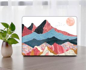 img 1 attached to KSK KAISHEK MacBook Air 13 Inch Case (2018-2021 Release, Retina Display) - Mountains and Moon Design