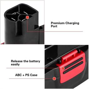 img 2 attached to 🔋 Upgraded 3800mAh Ni-Mh Replacement Battery for Craftsman 19.2V Diehard C3 Tools - Compatible with 315.11485, 315.115410, 130279005, 1323903, 11375, 11376