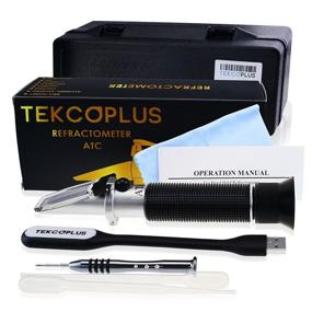 img 2 attached to 🍷 Refractometer for Alcohol Liquor Production | 0-80% Volume Percent, ATC | Measurement of Ethanol with Water Distilled Beverages | Ideal for Winemakers | Optics Alcohol Refractometer with Extra LED Light & Pipettes