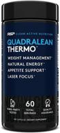 🔥 quadralean thermogenic fat burner: powerful weight loss supplement for men & women – boost metabolism, suppress appetite & amplify energy – 60 servings (packaging may vary) logo