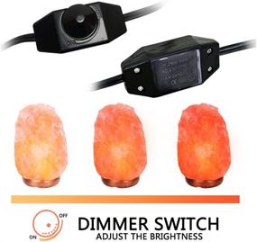 img 1 attached to 🔌 Haraqi Himalayan Salt Lamp Cords: Dimmable 6ft Cords with Base Assembly & 25W Bulbs - UL-Listed Replacement Set