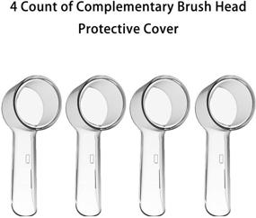img 2 attached to 🐰 Bunny Lamb Soft Replacement Brush Heads | Sensitive Gum Care & Teeth | Compatible with Oral-B | Set of 20
