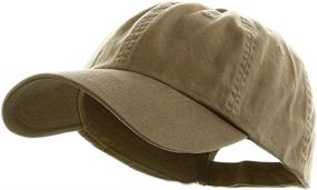 img 4 attached to 🧢 Durable and Stylish MG Low Profile Dyed Cotton Twill Cap: The Ultimate Headgear for Casual and Sporty Looks