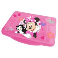 🎀 minnie mouse pink foldable storage activity tray by ginsey: efficient storage and play solution logo