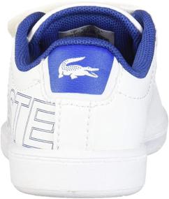 img 2 attached to 👟 Кеды Lacoste Kids' Carnaby Evo: Стильная и удобная обувь для детей