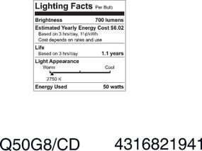 img 1 attached to GE Lighting 21941 50 Watt Halogen