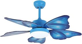 img 4 attached to KWOKING Lighting Creative Butterfly Adjustable Lighting & Ceiling Fans